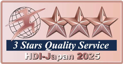 3 Stars Quality Service HDI-Japan 2025